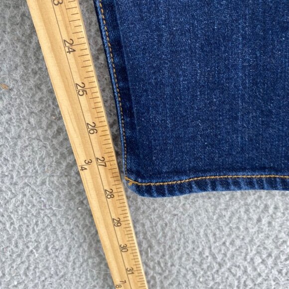Talbots Jeans Womens 6 28 Blue Dark Wash Denim Signature Skinny Ankle Everyday - Picture 9 of 11